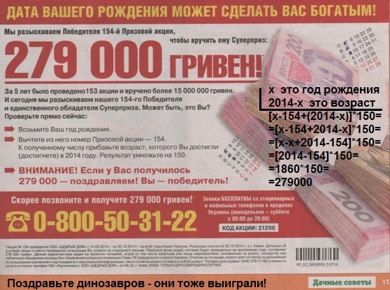Математический обман Математический обман. Математика для блондинок.